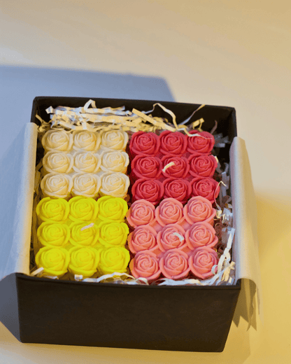 Rose Haven – Rose - Scented Candles Gift Box - Silky Zest