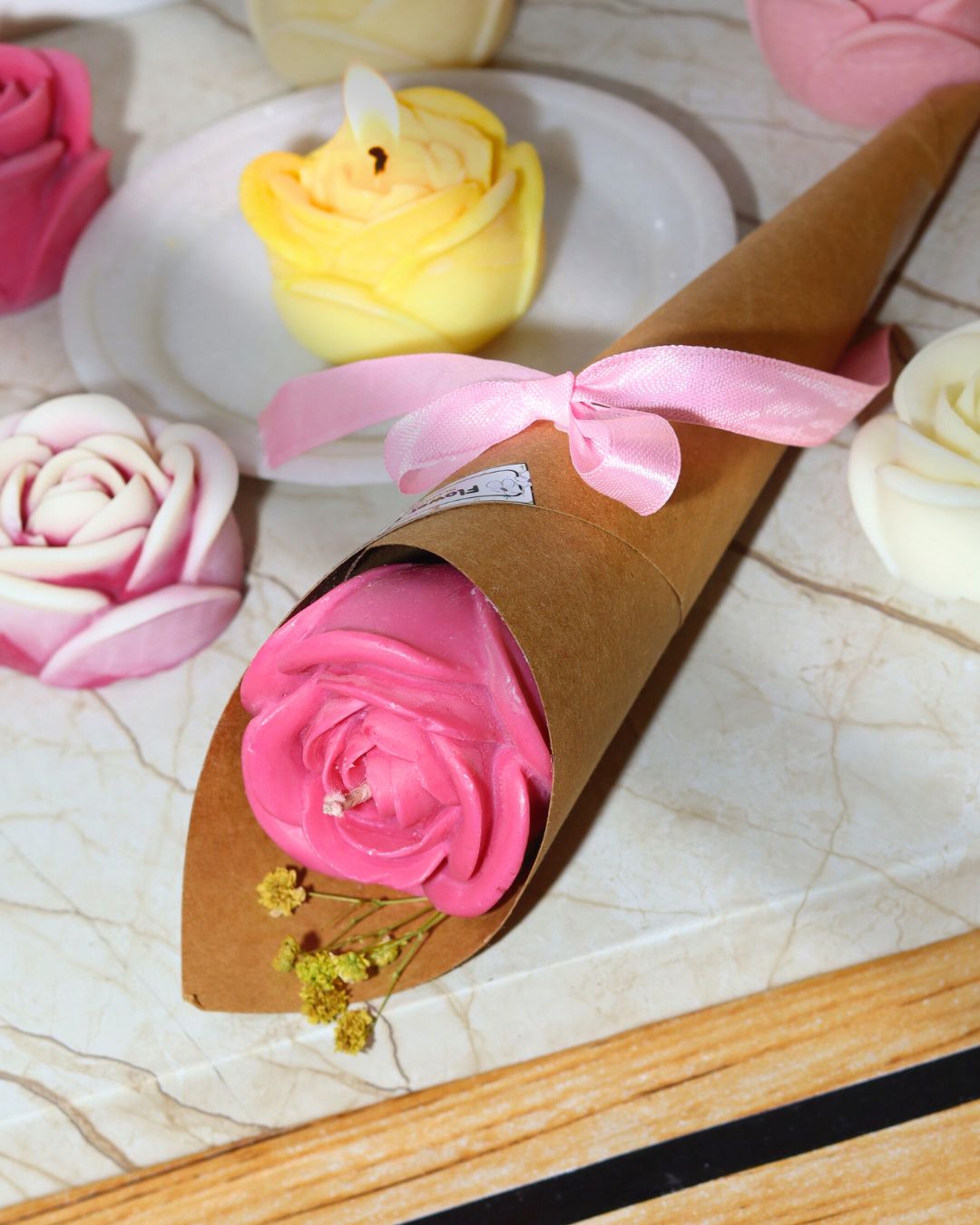 Flower For You – Floral Scented Candle - Silky Zest