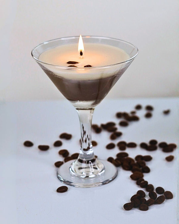 Espresso Martini Coffee Scented Candle - Silky Zest
