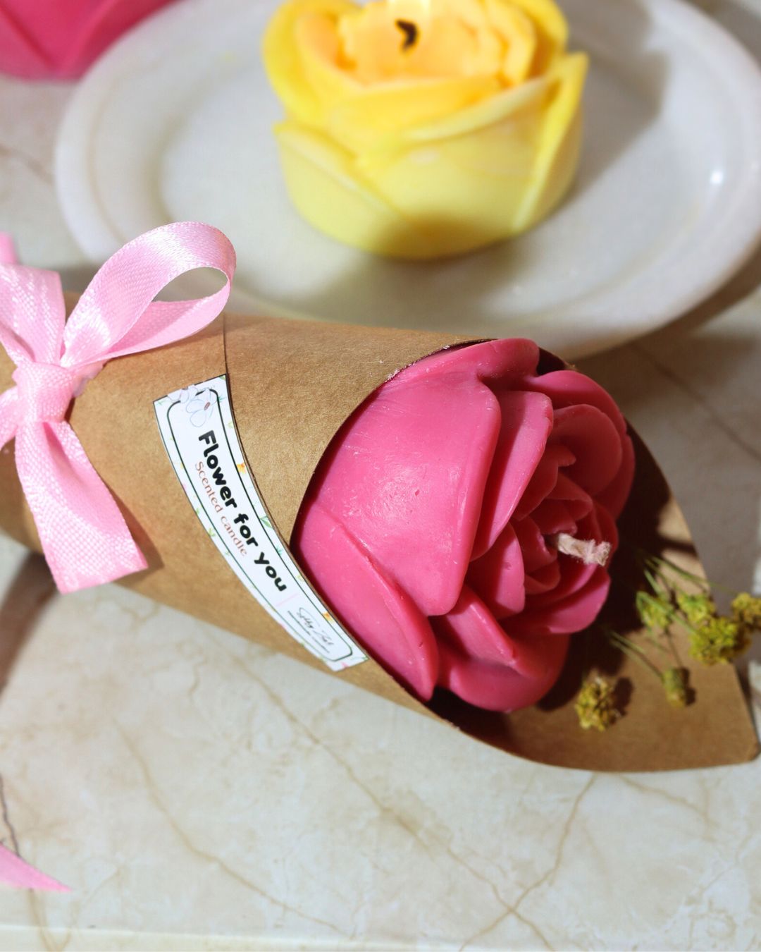 Flower For You – Floral Scented Candle - Silky Zest