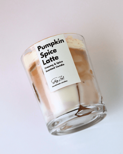 Pumpkin Spiced Latte - Scented Jar Candle - Silky Zest