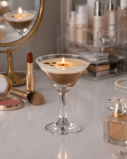 Espresso Martini Coffee Scented Candle - Silky Zest