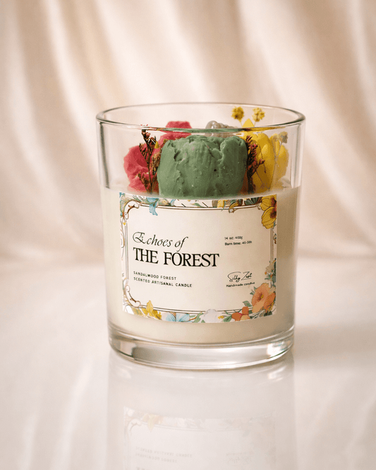 Echoes of the Forest - Floral, Earthy Forest Scented Candle - Silky Zest