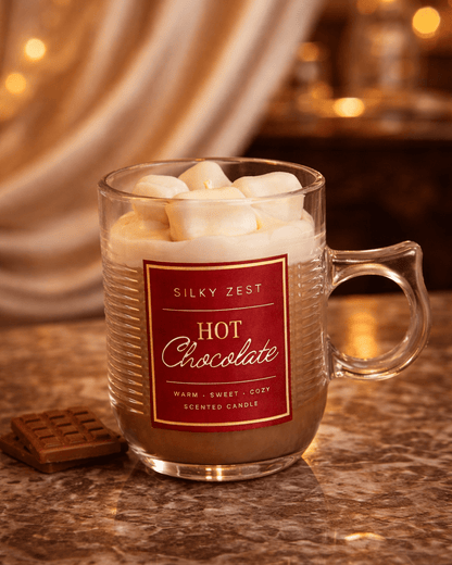 Hot Chocolate - Scented Candle - Silky Zest