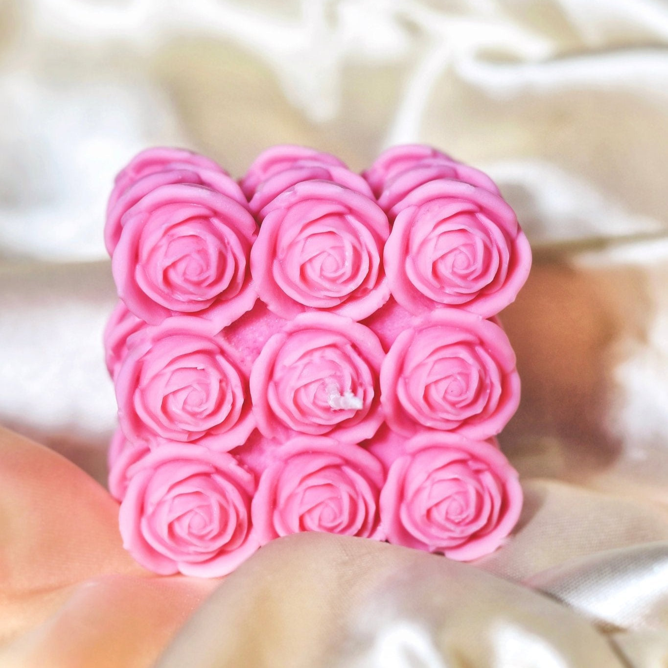 Rose Bubble Candle - Pack of 1 Candle - Silky Zest