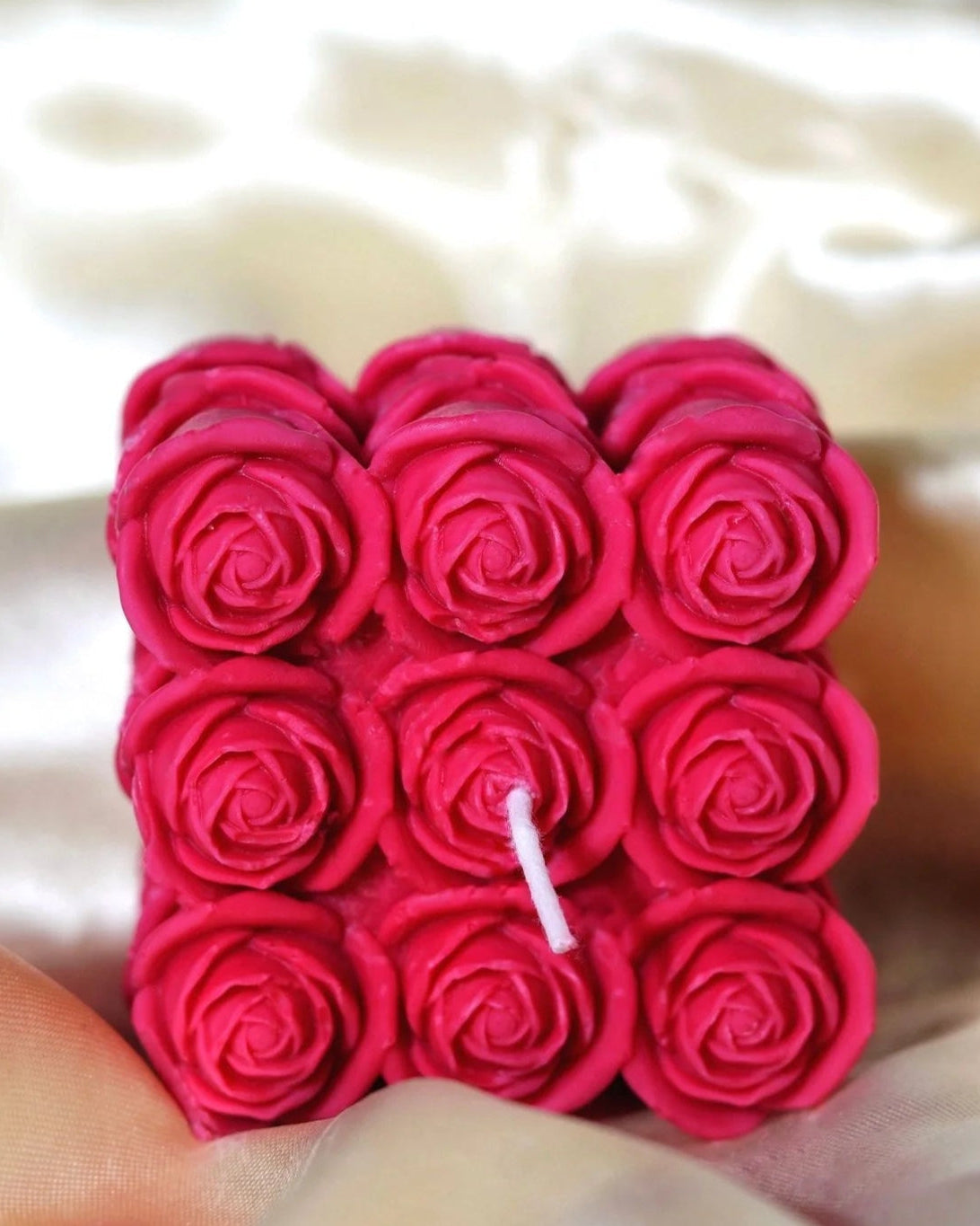 Rose Bubble Candle - Pack of 1 Candle - Silky Zest