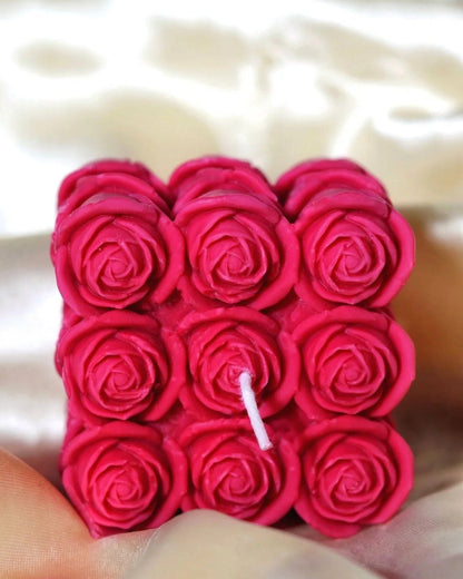 Rose Bubble Candle - Pack of 1 Candle - Silky Zest