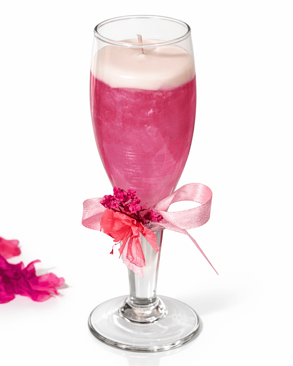 Pink Champagne Scented Candle - Silky Zest
