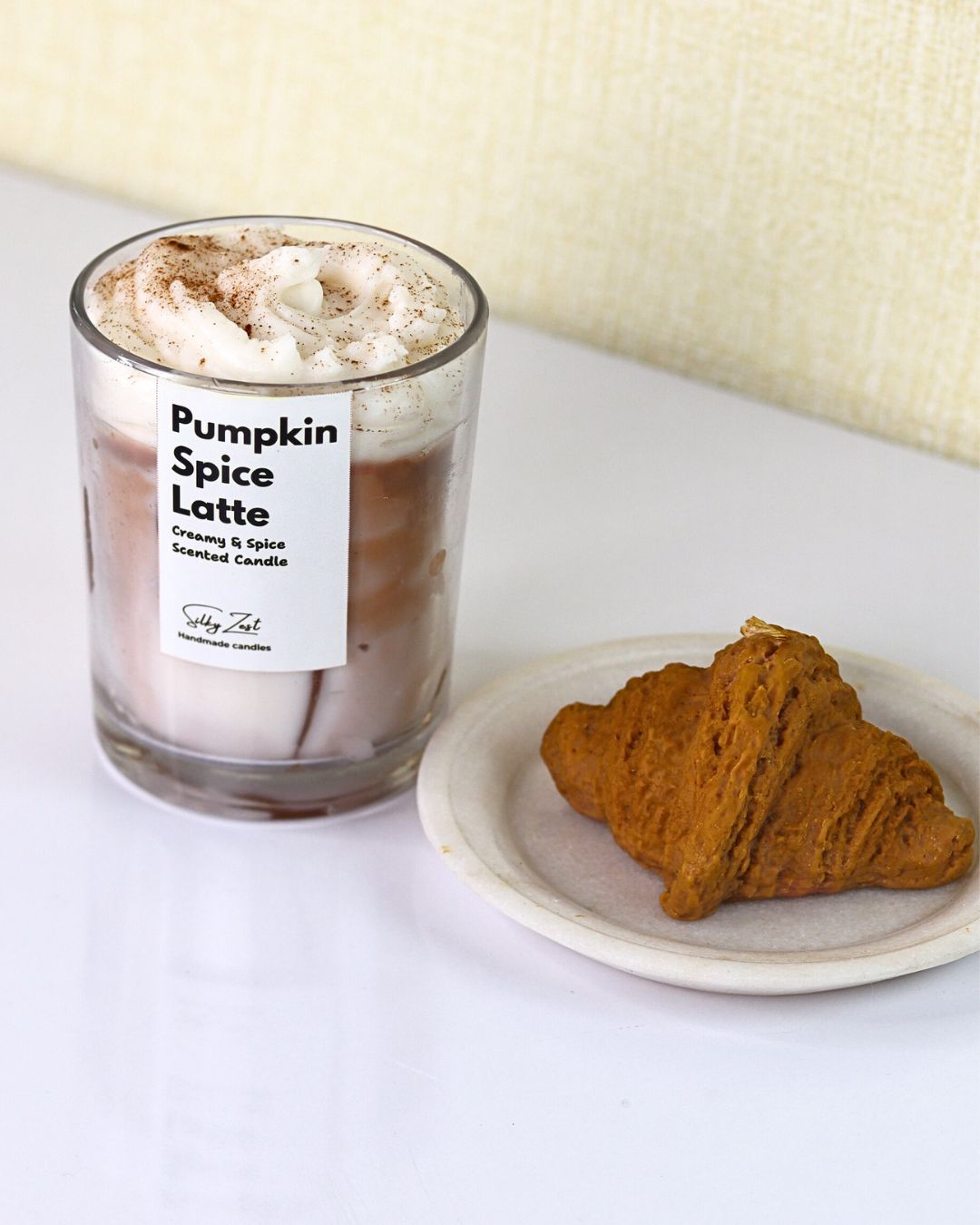 Pumpkin Spiced Latte - Scented Jar Candle - Silky Zest