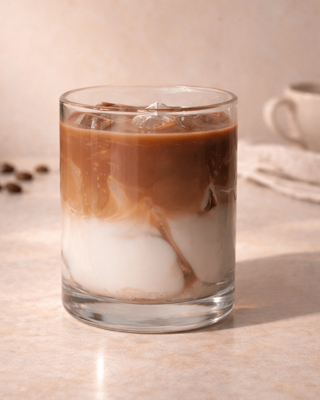 Iced Coffee Latte - Hazelnut Coffee Scented Jar Candle - Silky Zest