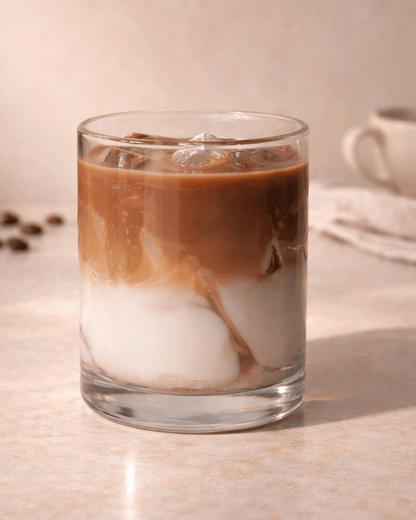 Iced Coffee Latte - Hazelnut Coffee Scented Jar Candle - Silky Zest