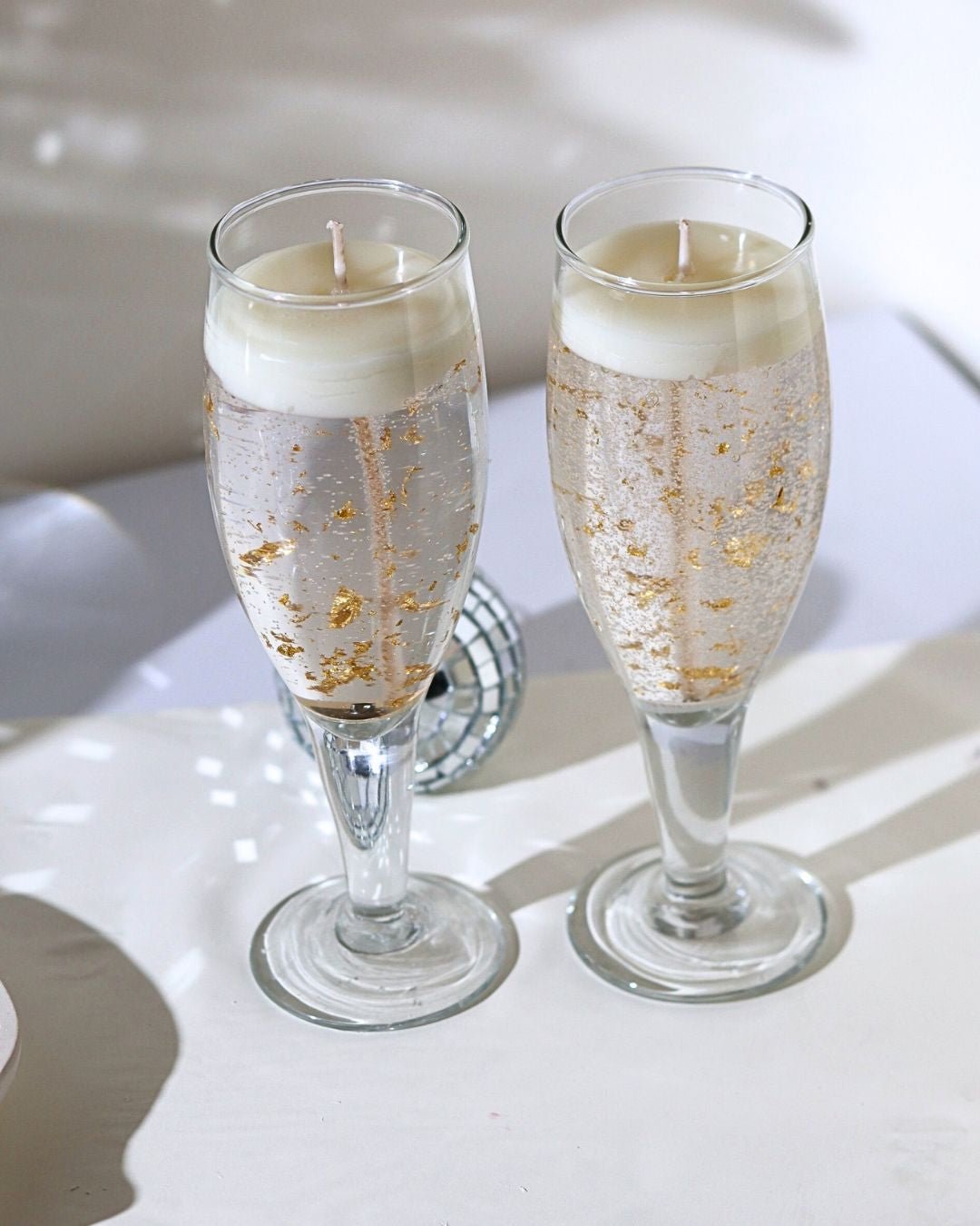 Gold Champagne Scented Candle - Silky Zest