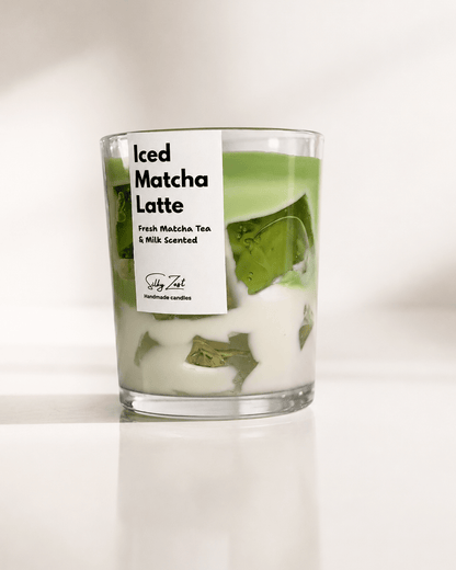 Iced Matcha Latte - Soothing Matcha Scented Candle - Silky Zest