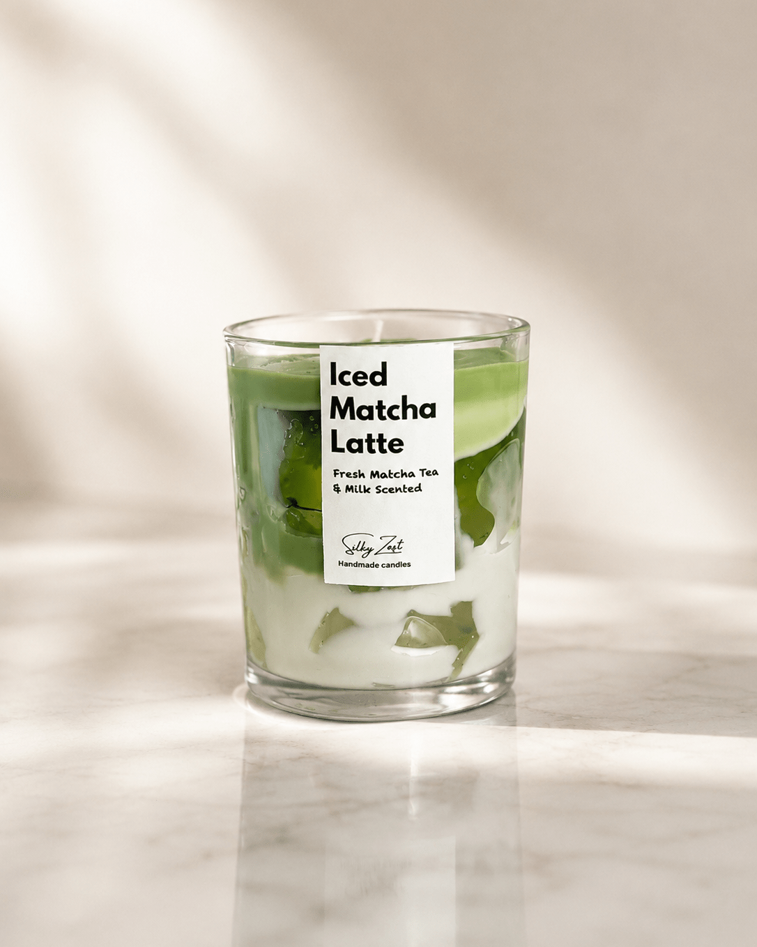 Iced Matcha Latte - Soothing Matcha Scented Candle - Silky Zest