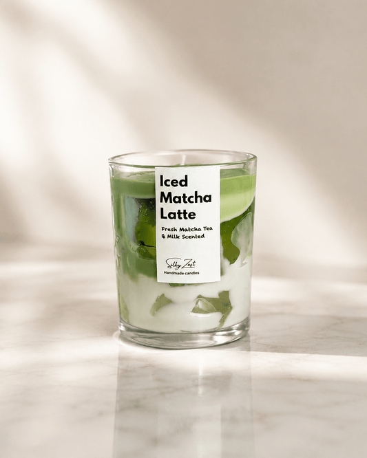 Iced Matcha Latte - Soothing Matcha Scented Candle - Silky Zest