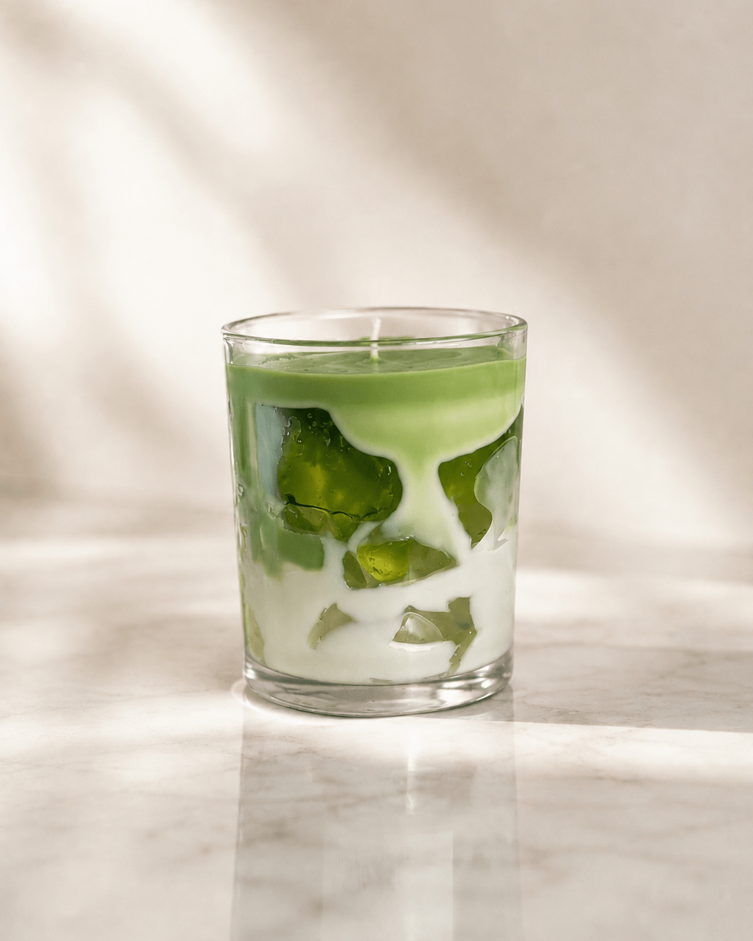 Iced Matcha Latte - Soothing Matcha Scented Candle - Silky Zest